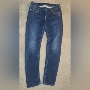 Silver Jeans Suki mid pencil Skinny